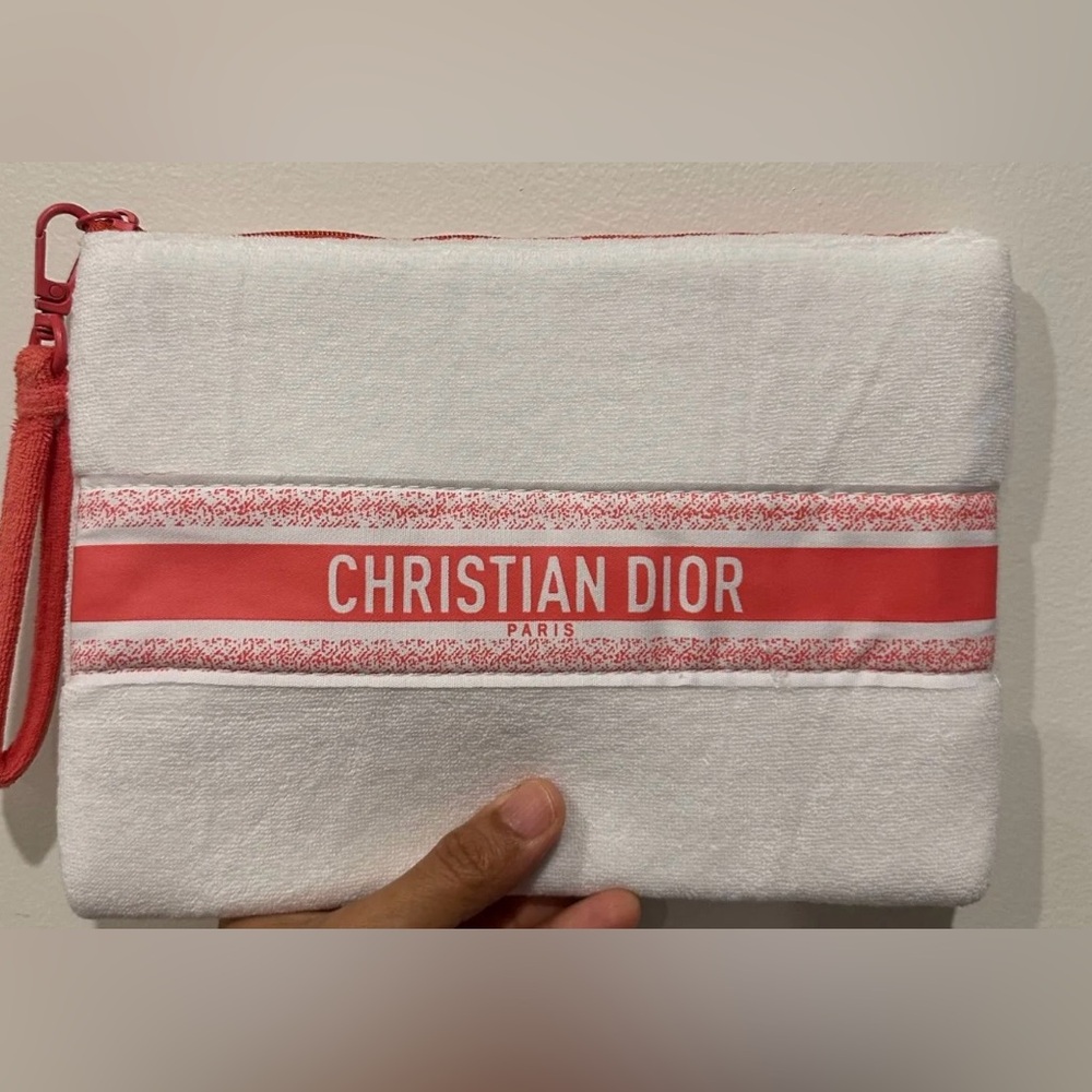 Dior Wristlet Orange and White New
